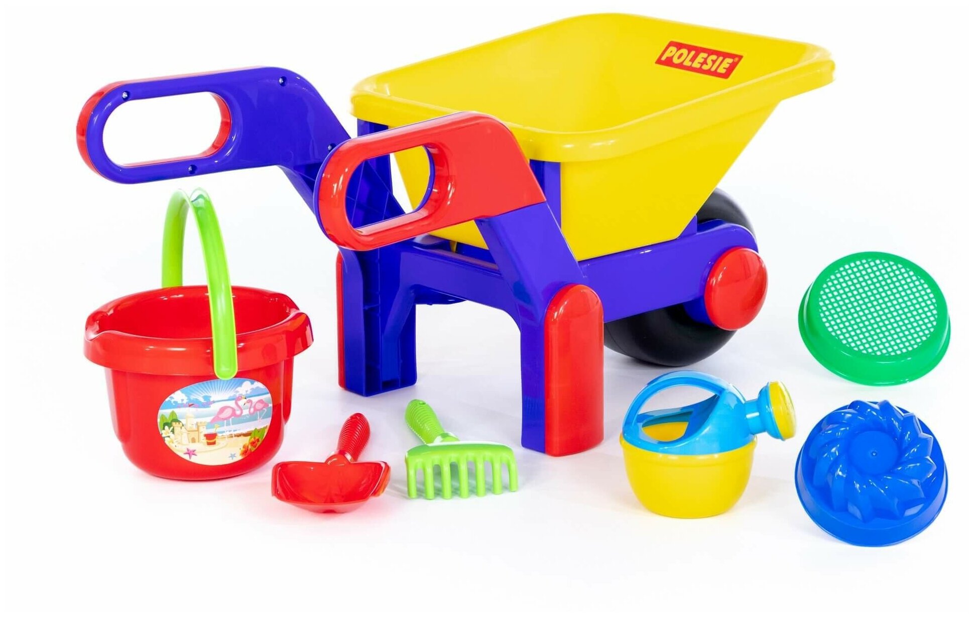 Набор песочный с тачкой Wader №544 54319 — фото 1