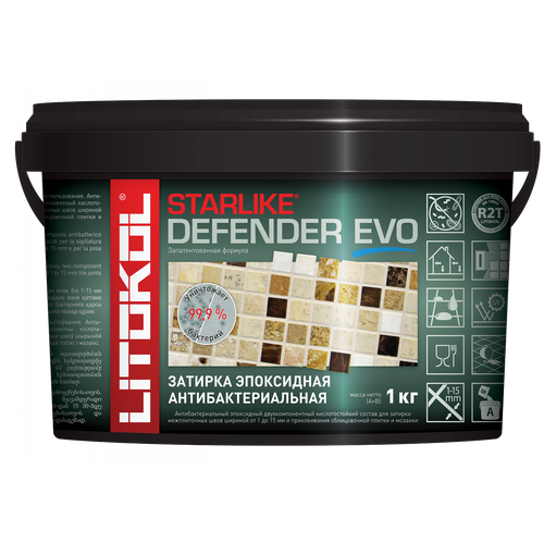 Затирка Litokol Defender Evo, 1 кг, S.202 naturale