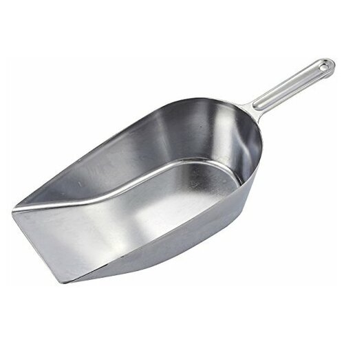 Совок для сыпучих продуктов ( бакалейный ) квадратный 1100 грамм, 34,5 см , алюминиевый .