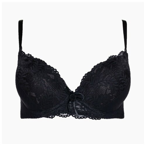 Бюстгальтер женский цвет черный размер 80С 1360₽