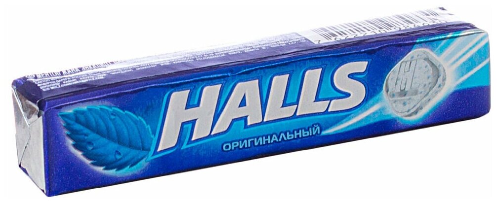 Halls / Холс синий, 12 штук - фотография № 1