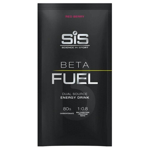 SiS, Напиток высокоуглеводный с электролитами в порошке Beta Fuel, 82г (Красные ягоды)