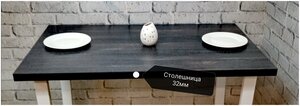 <b>Столешница</b> <b>для</b> <b>стола</b> универсальная 1000х600х32мм."Рич блэк" <b>Столешница</b> универсальная <b>для</b> <b>столов</b>. мат