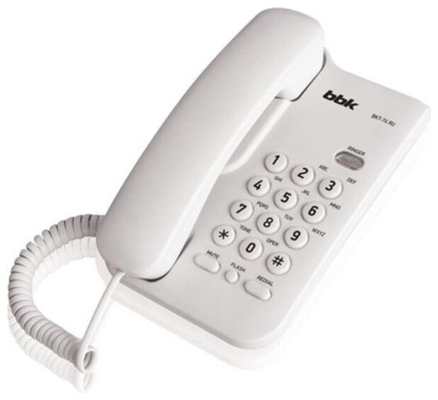Телефон BBK BKT-74 RU белый .