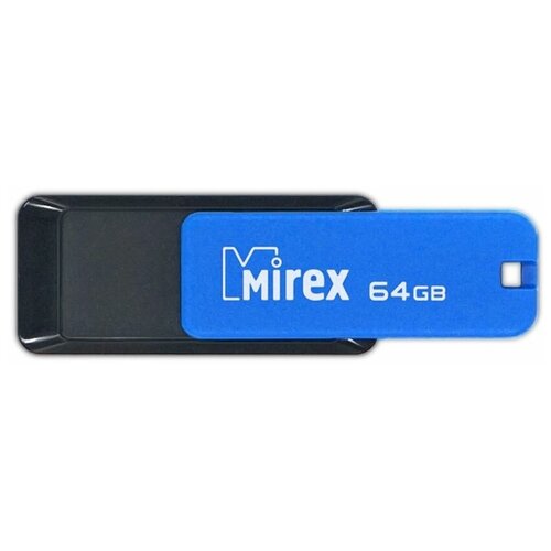 Флеш накопитель 64GB Mirex City, USB 2.0, Синий {13600-FMUCIB64}