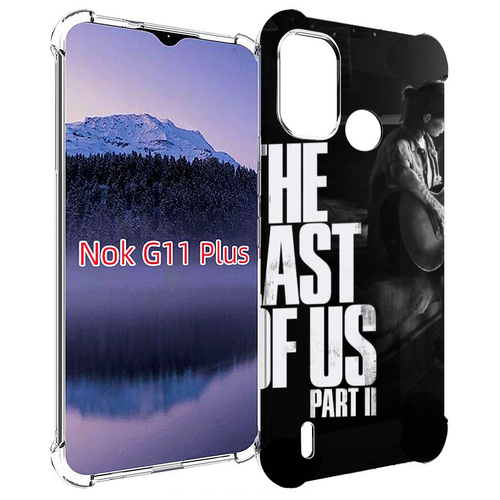 Чехол MyPads The Last of Us Part II Элли для Nokia G11 Plus задняя-панель-накладка-бампер чехол mypads the last of us part ii элли для meizu 16 plus 16th plus задняя панель накладка бампер