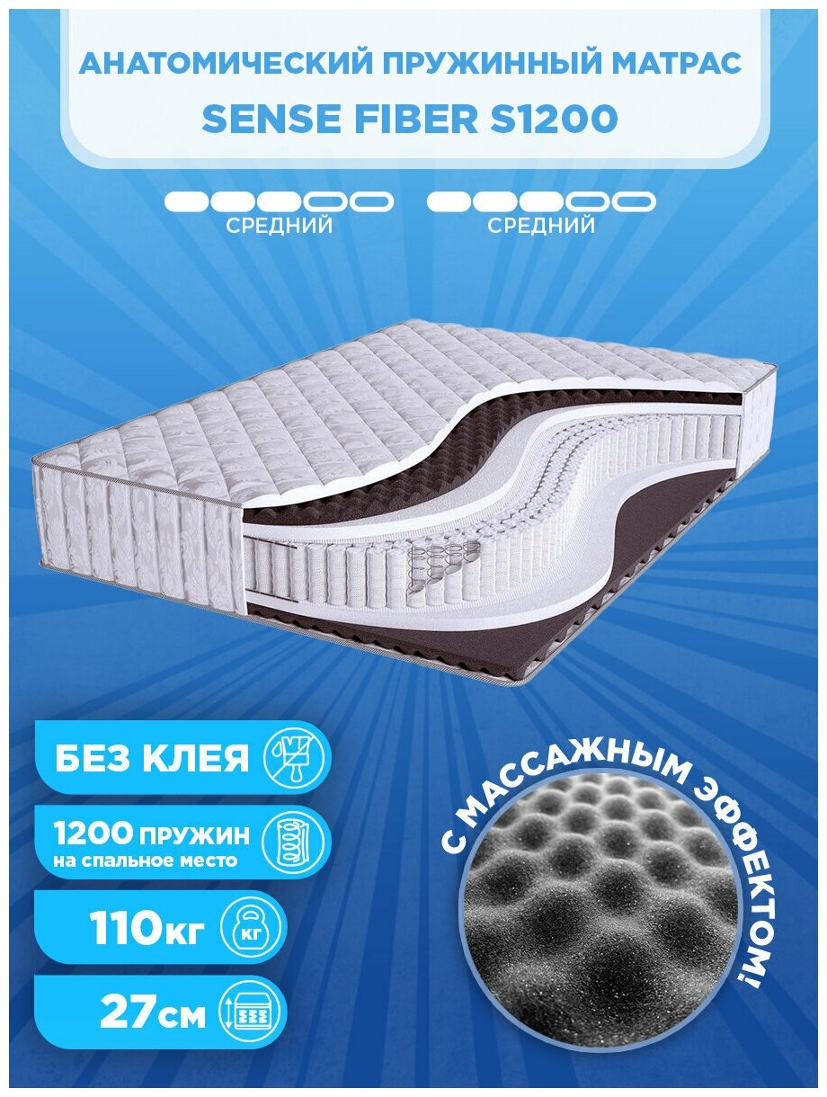 Матрас Beautyson Sense Fiber S1200 160х200
