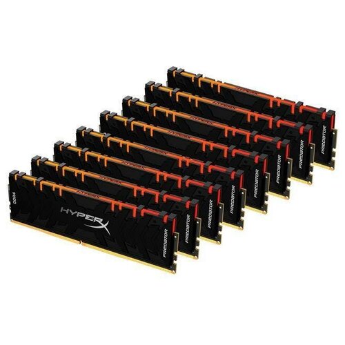 Оперативная память HyperX Predator RGB DDR4-3200MHz 256GB 8 x 32GB HX432C16PB3K8256 11499000₽