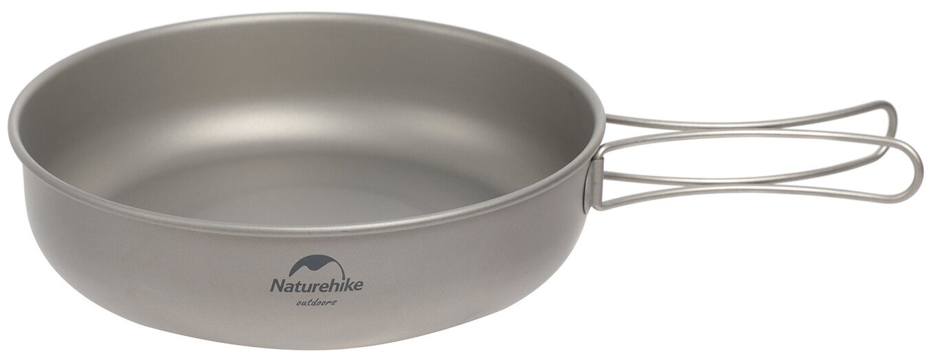 Сковорода Naturehike Tjp01 Outdoor Ti Frying Pan-9H 174 mm Titanium