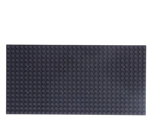 Пластина-перекрытие для конструктора, 25,5 × 12,5 см, цвет серый
