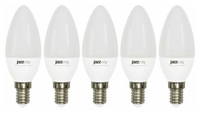 Лампа светодиодная PLED-SP C37 11w E14 4000K 230/50 5019188 Jazzway (5 шт)