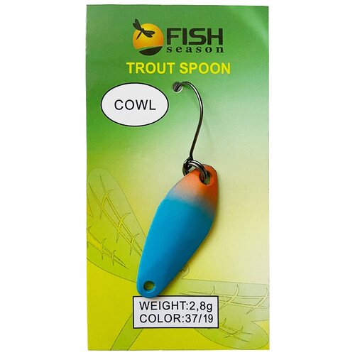 фото Блесна форелевая fish season cowl, 2.8g , цвет-19 , 1шт/уп
