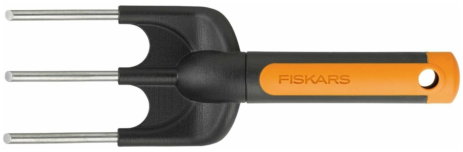 Вилка FISKARS 137230 черный/оранжевый - фотография № 2