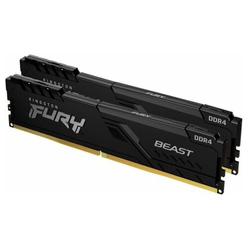 Модуль памяти DDR4 128GB 432GB Kingston FURY KF432C16BBK4128 Beast Black 3200MHz CL16 2RX8 135V 16Gbit 4185000₽