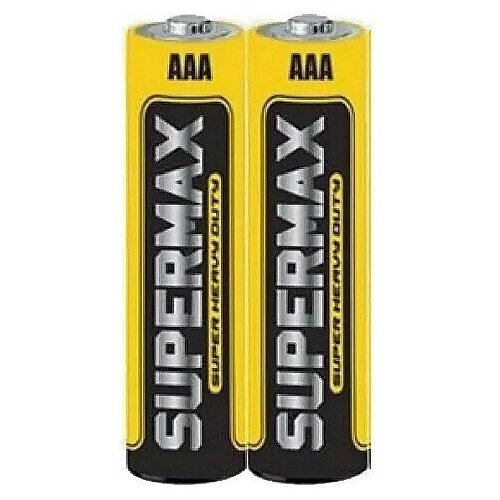 Батарейка солевая Supermax R3, тип AАA (спайка, 2 шт)(30/300)