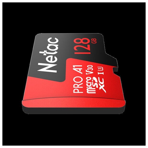 Карта памяти Netac P500 PRO MicroSDXC 128Gb Сlass 10 UHS-I 100MB/s + ADP (NT02P500PRO-128G-R)