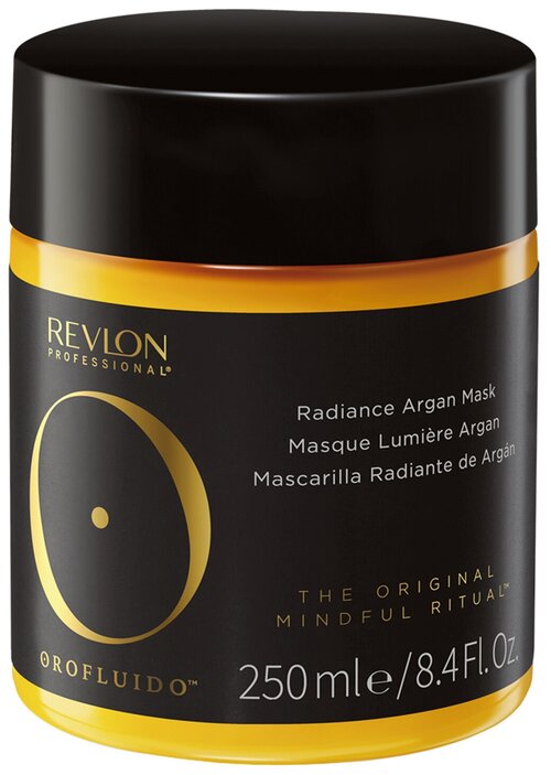 OROFLUIDO Маска для блеска волос, обогащенная аргановым маслом Radiance Argan Mask