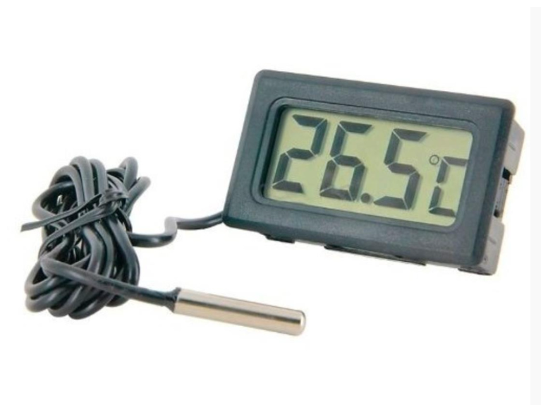 Термометр цифровой Орбита OT-HOM10 с выносным датчиком, для улицы, морозильника, ванны, сауны, почвы - фотография № 6