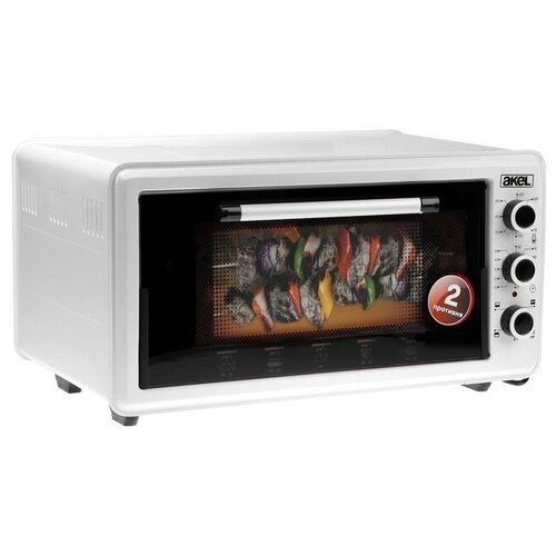 Мини-печь AKEL AF-940 1300 Вт 48 л 80-320С таймер гриль белая 1438800₽