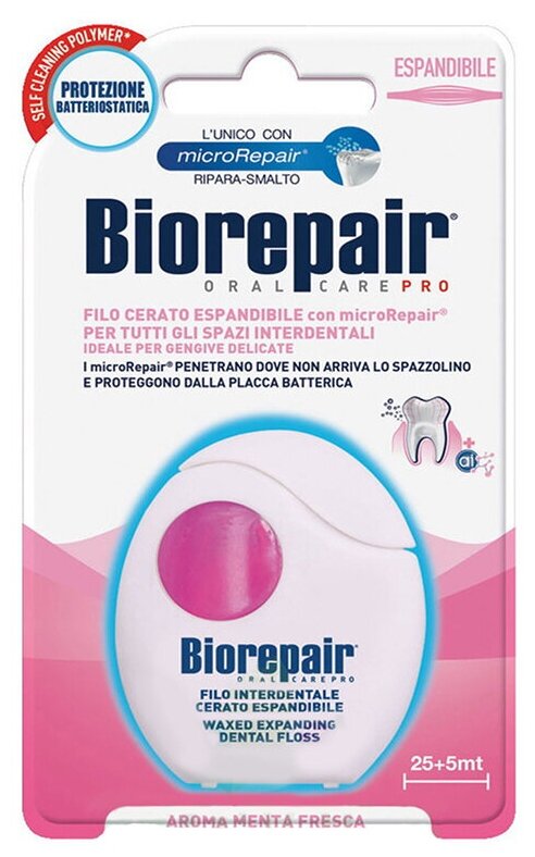 Вощеная расширяющаяся нить Biorepair Filo Cerato Espandibile, 30 м