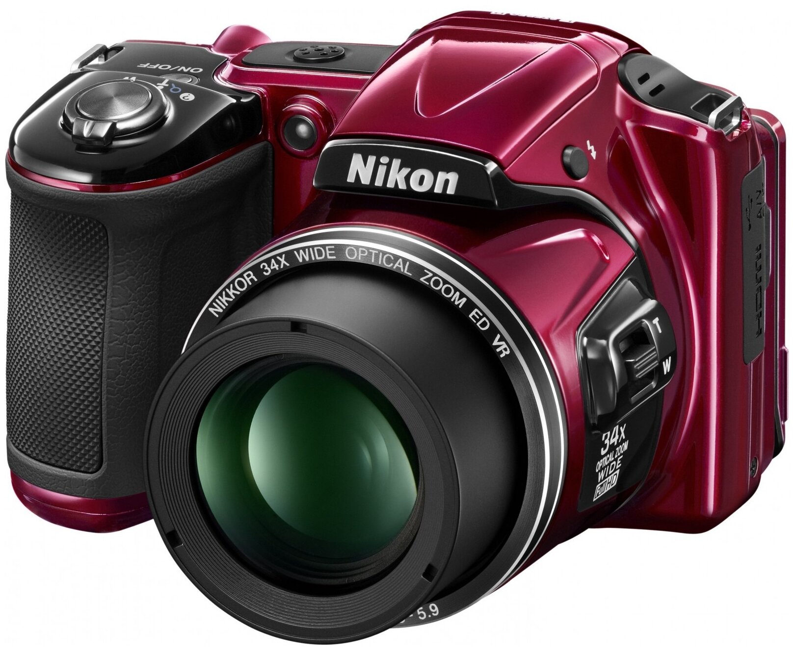 Фотоаппарат Nikon Coolpix L830, красный