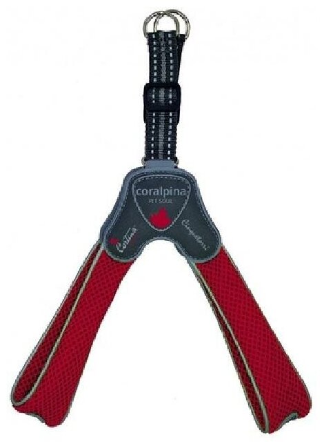 Cortina Мягкая шлейка Супер Комфорт красный (обхват груди 35-45 см5-6 кг) (Harness CINQUETORRI RED SZ4) C100RD040 | Harness CINQUETORRI RED SZ4 0,092 кг 48343