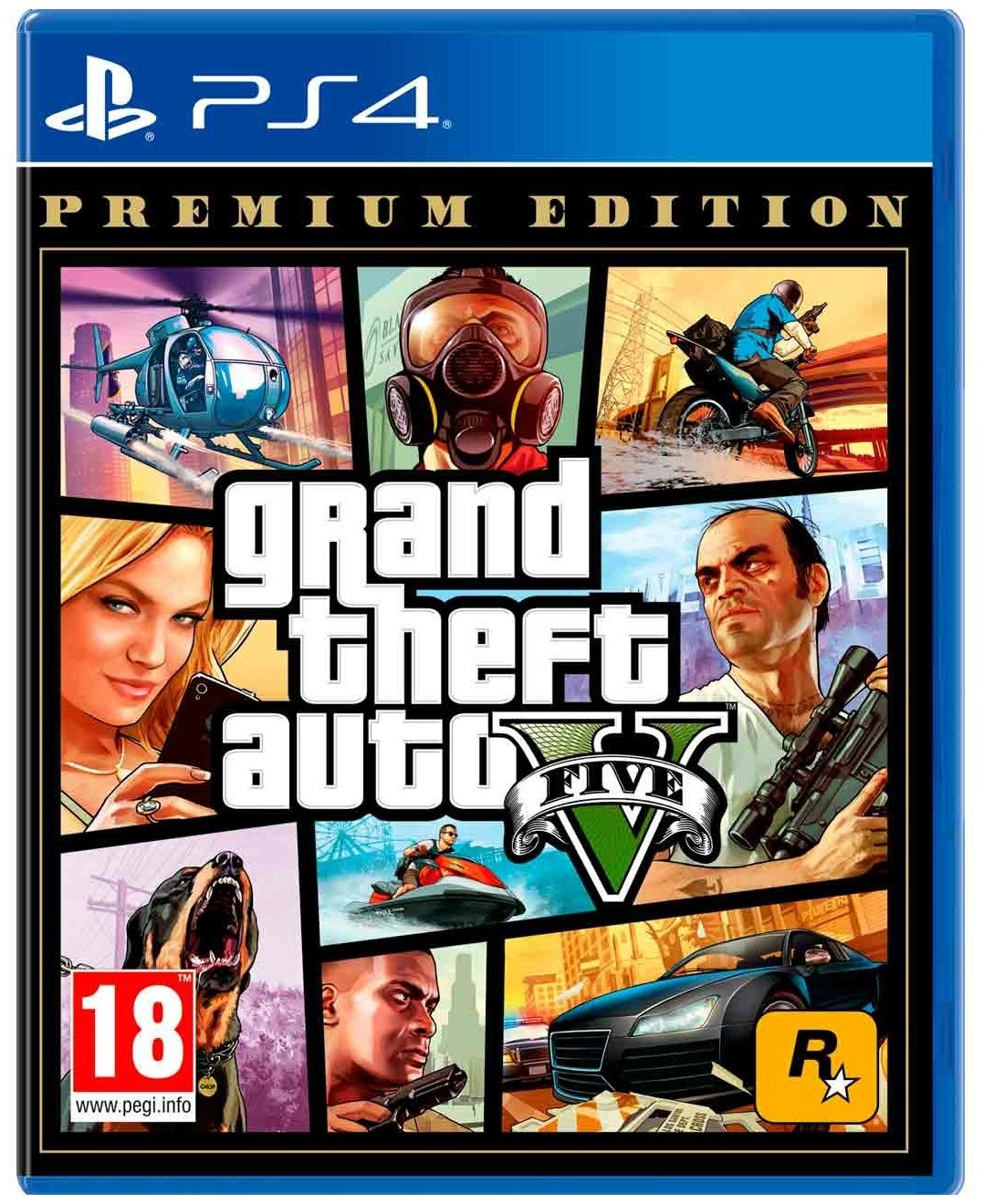 PS4 игра Take-Two Grand Theft Auto V. Premium Edition