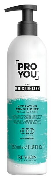 Revlon Pro You Moisturizer: Кондиционер увлажняющий для всех типов волос (Hydrating Conditioner), 350 мл