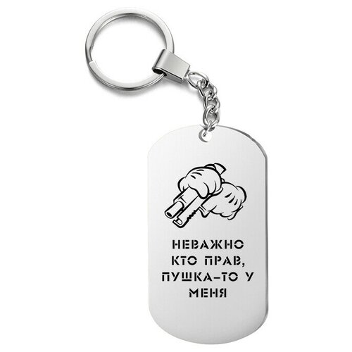 фото Брелок для ключей «неважно кто прав» с гравировкой подарочный жетон ,на сумку, на ключи , в подарок irevive