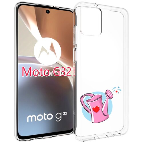 Чехол MyPads Лейка любви 14 февраля для Motorola Moto G32 задняя-панель-накладка-бампер