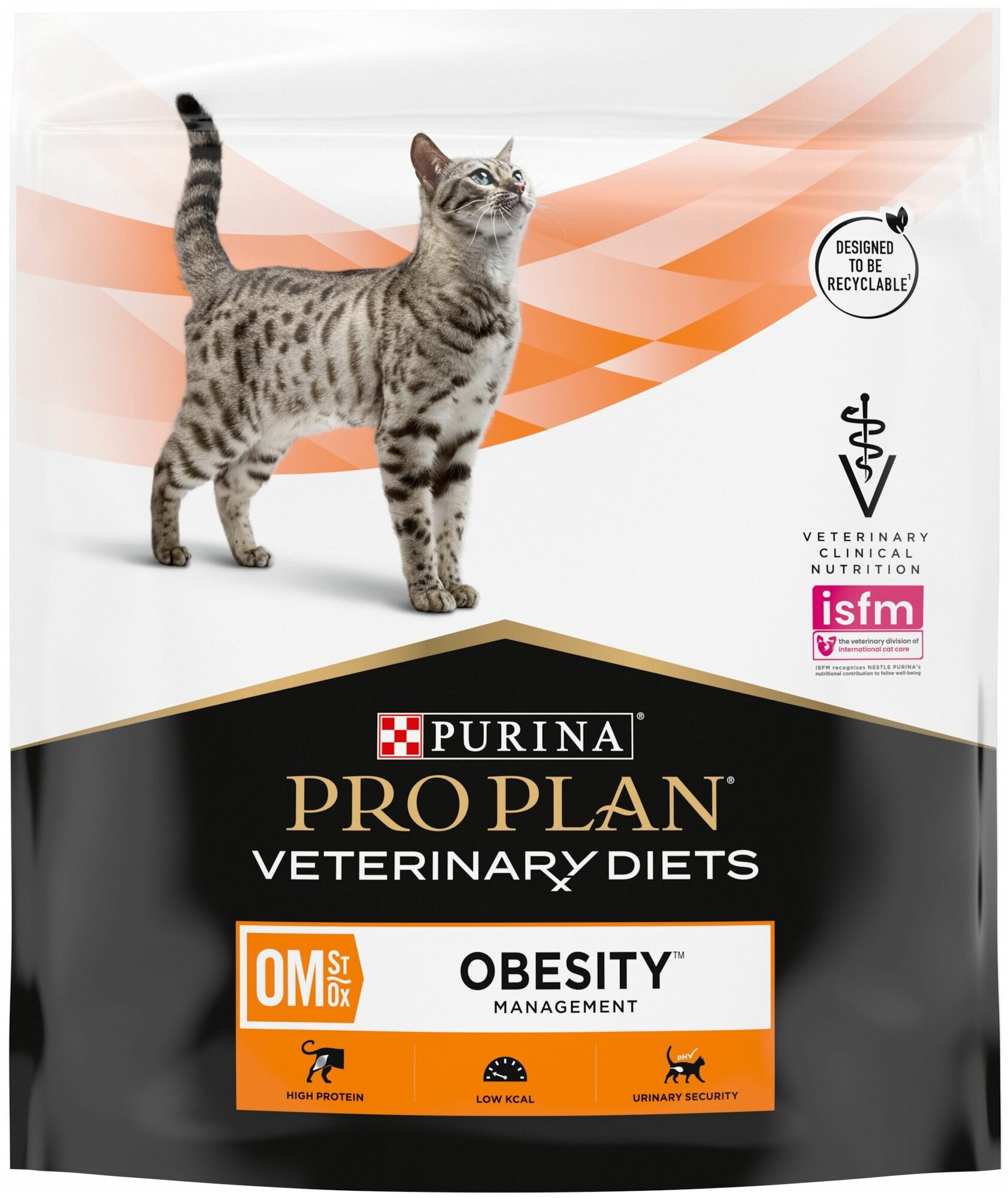 Сухой корм для кошек диетический PRO PLAN VETERINARY DIETS для снижения избыточной массы тела, 350 г х 3шт