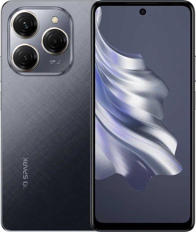 Tecno Смартфон Tecno Spark 20 Pro 8/256GB RU/A (Черный, 8 ГБ, 256 ГБ)