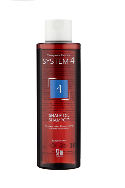 Система 4 Шампунь 4 для очень жирной и чувствительной кожи головы 250 мл System 4 Shale Oil shampoo 4