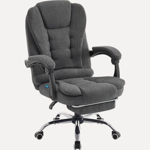 Изображение товара Кресло офисное Defender Meridian Тем. серый, кл.3, ткань, подножка