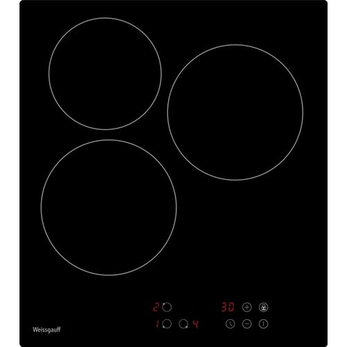 Электрическая варочная панель WEISSGAUFF HV 430 BA Hi-Light независимая черный 12060₽
