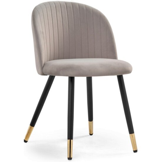 Стул обеденный Woodville Gabi latte / black / gold