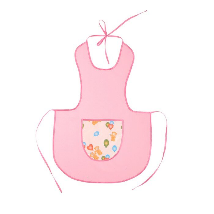 Колорит Фартук для творчества и дома цвет розовый