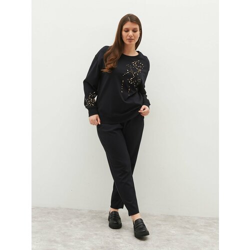 фото Свитшот samoon by gerry weber, размер 48, , синий