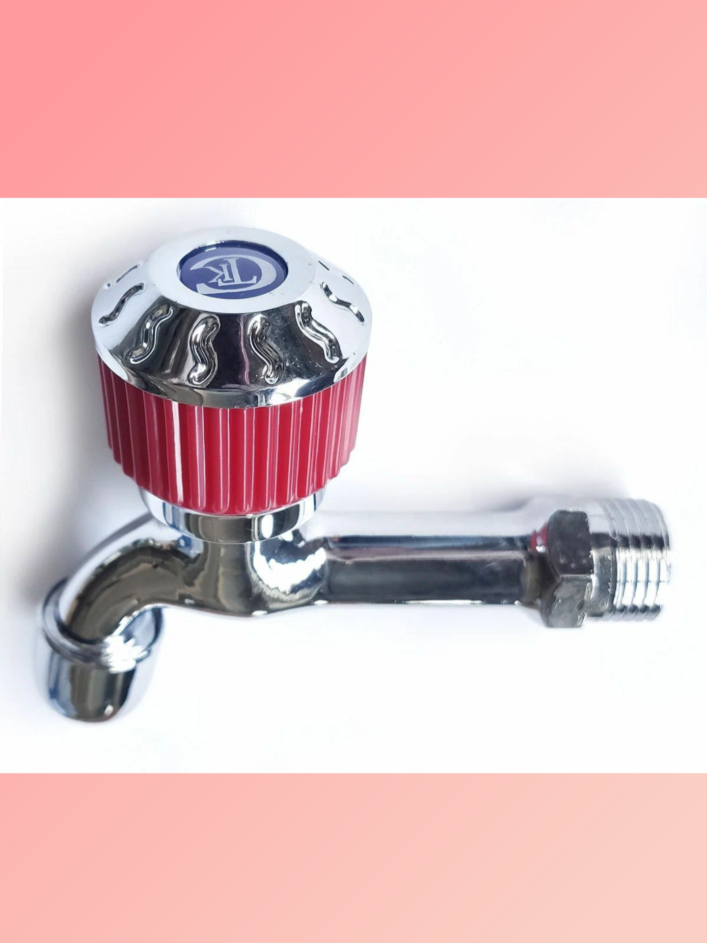 Кран водоразборный 1/2" с аэратором (хром) СТК-1007 Red, 1 штука