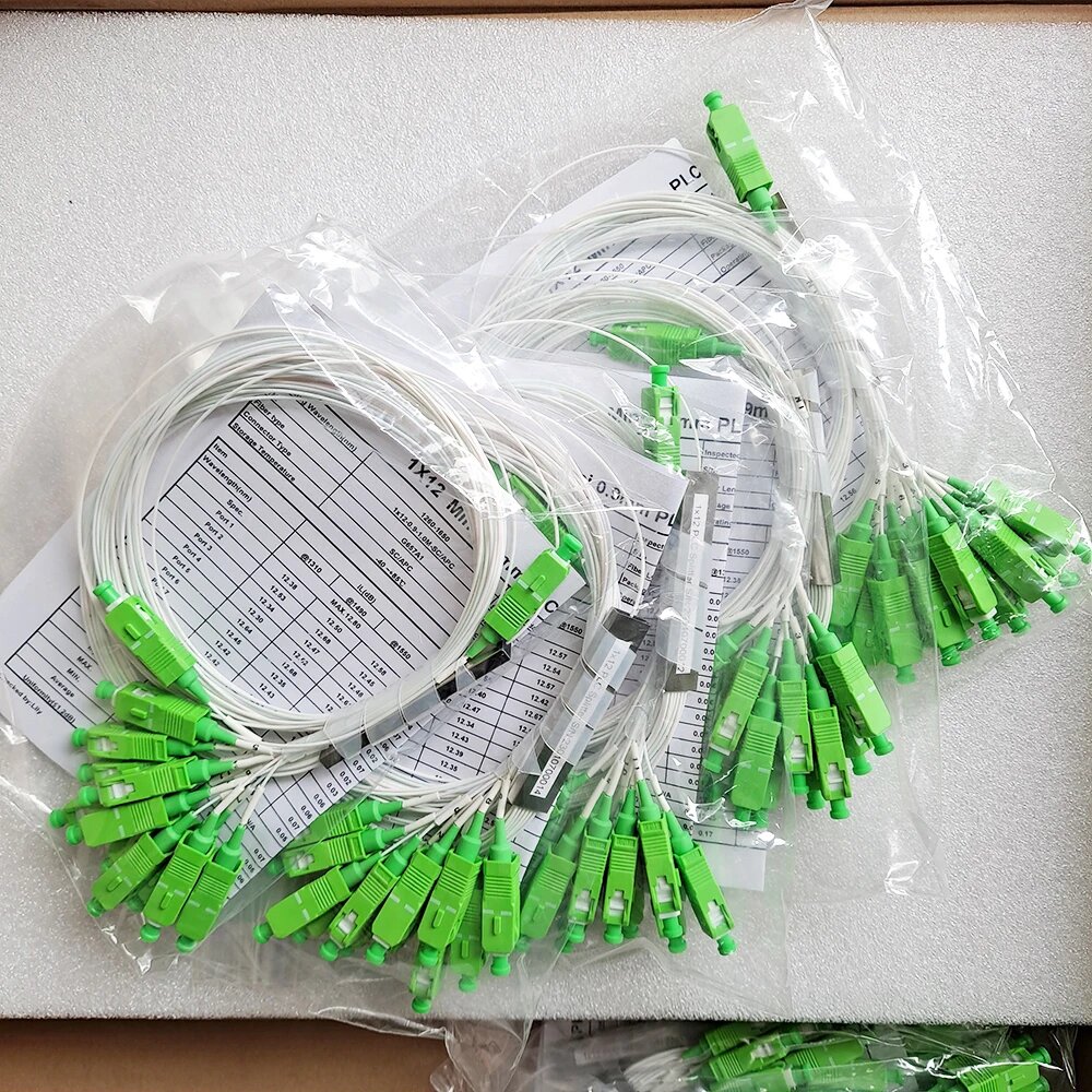 AnnLinkee Single Mode 1x12 оптический сплиттер, 2pcs 1x12 SCAPC