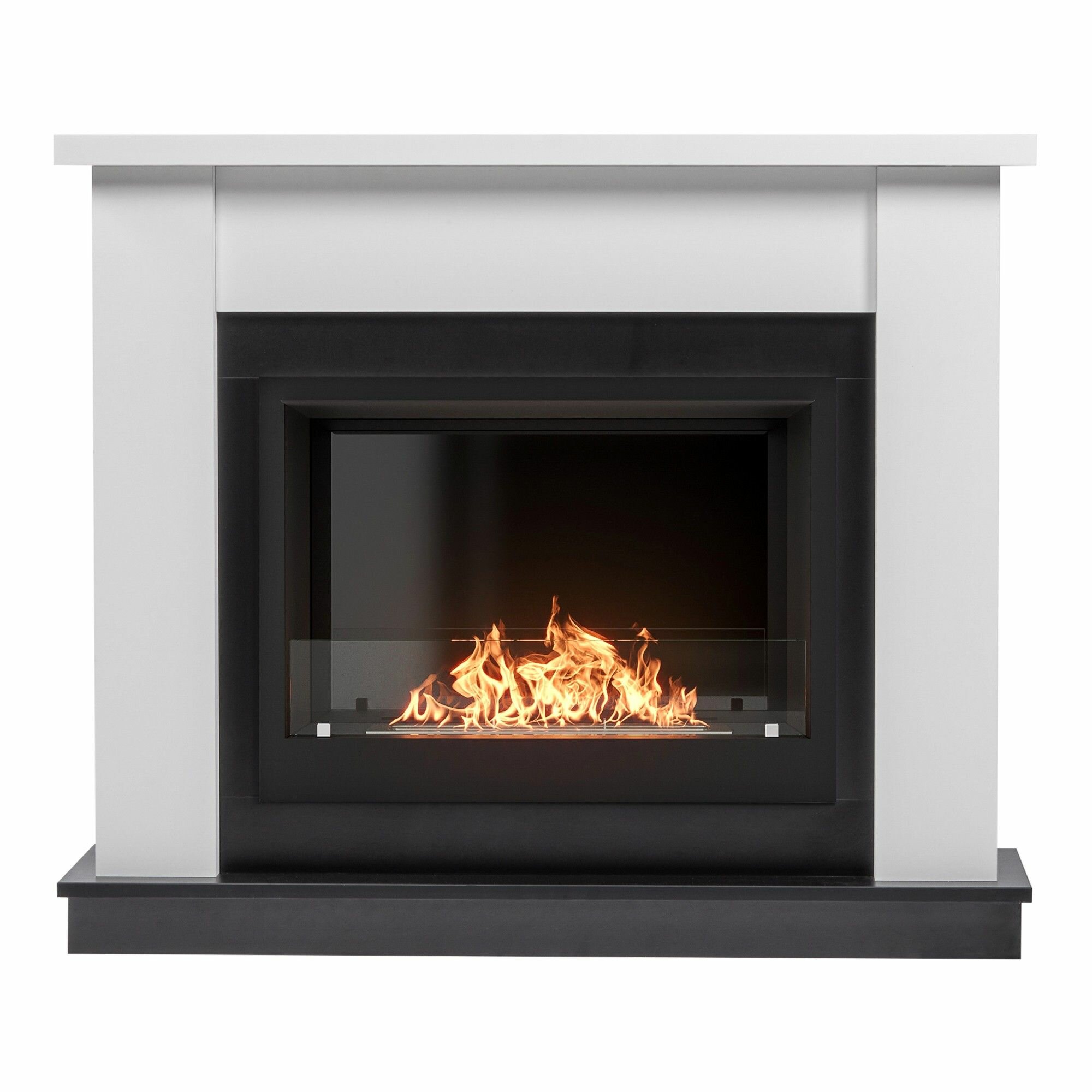 Каминокомплект: Биокамин Firelight BFP/P-2520 портал Canto 25 белый
