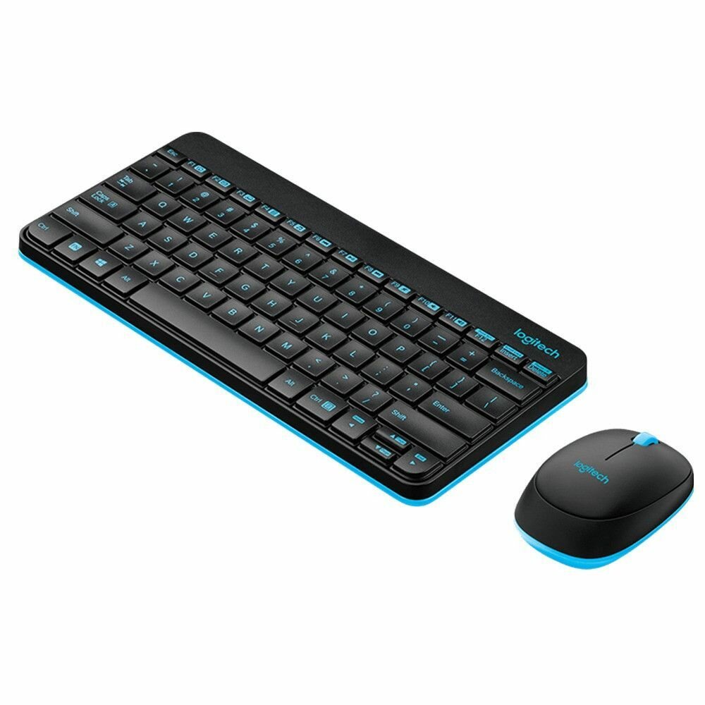 Клавиатура + мышь беспроводная Logitech MK245 (EU)английская раскладка, черный