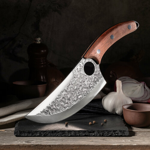 Изображение товара Нож кухонный разделочный Kujira Serbian 180 mm сталь 8Cr13MoV