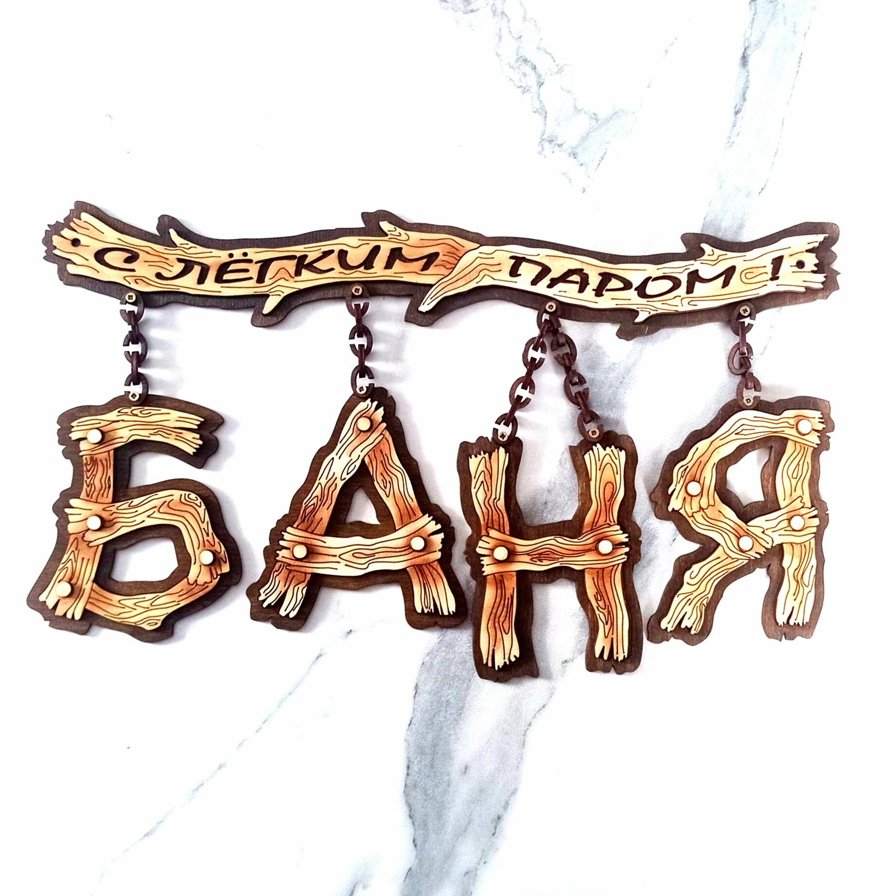 Табличка для бани
