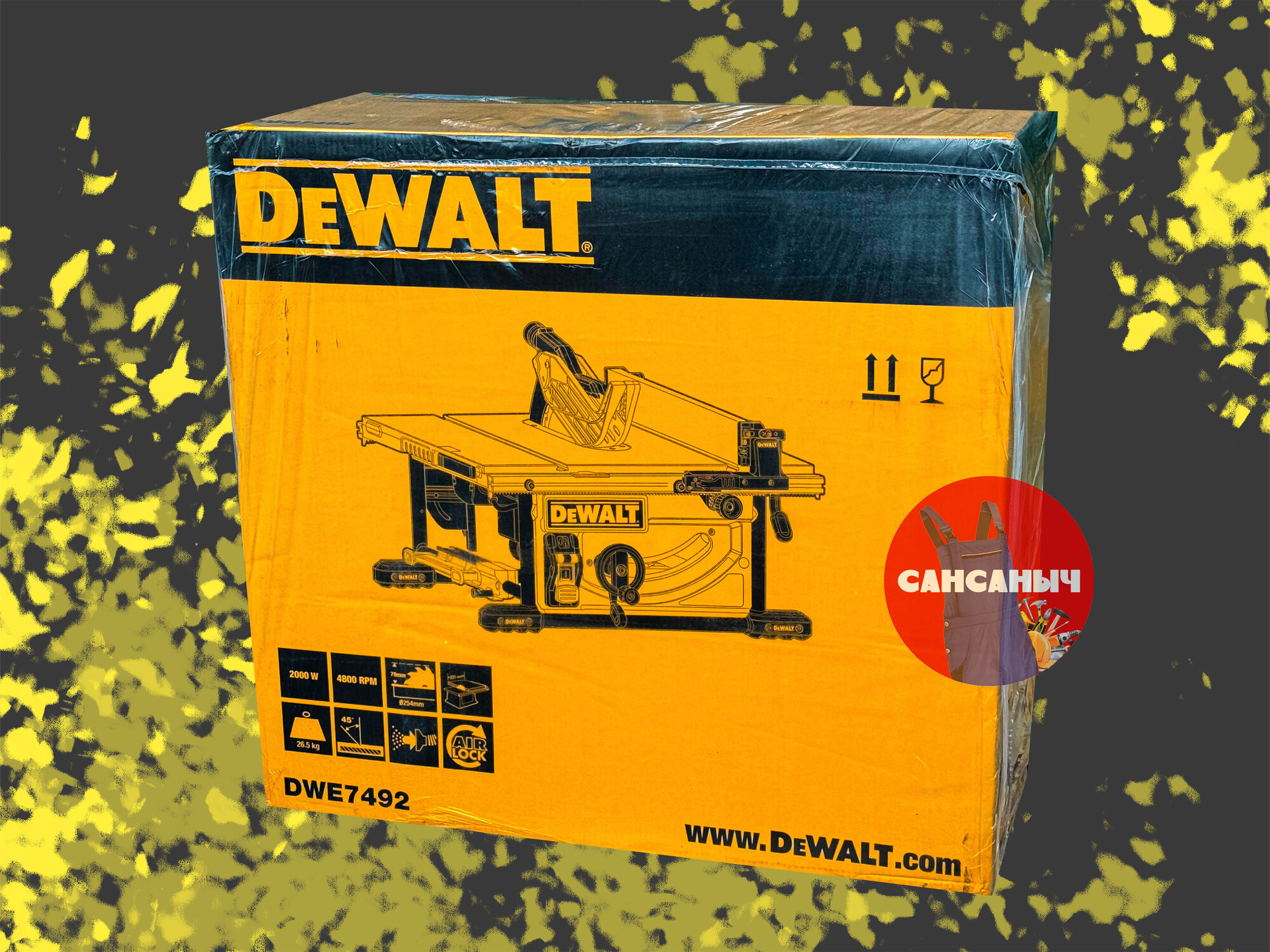 Распиловочный станок DeWALT DWE7492-A9