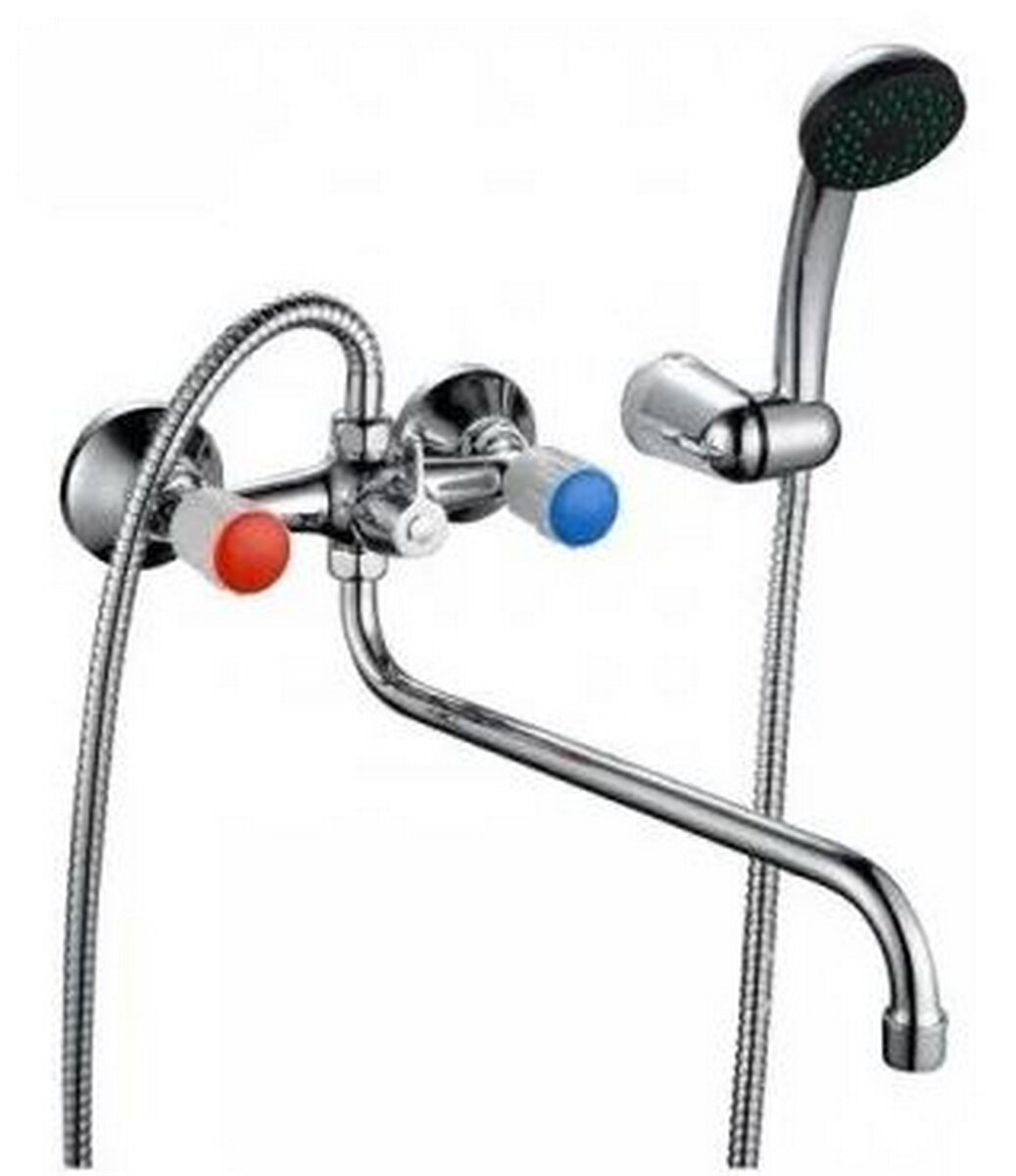 Смеситель Ванна Казань КС-85112 резина, евро эксцентрик