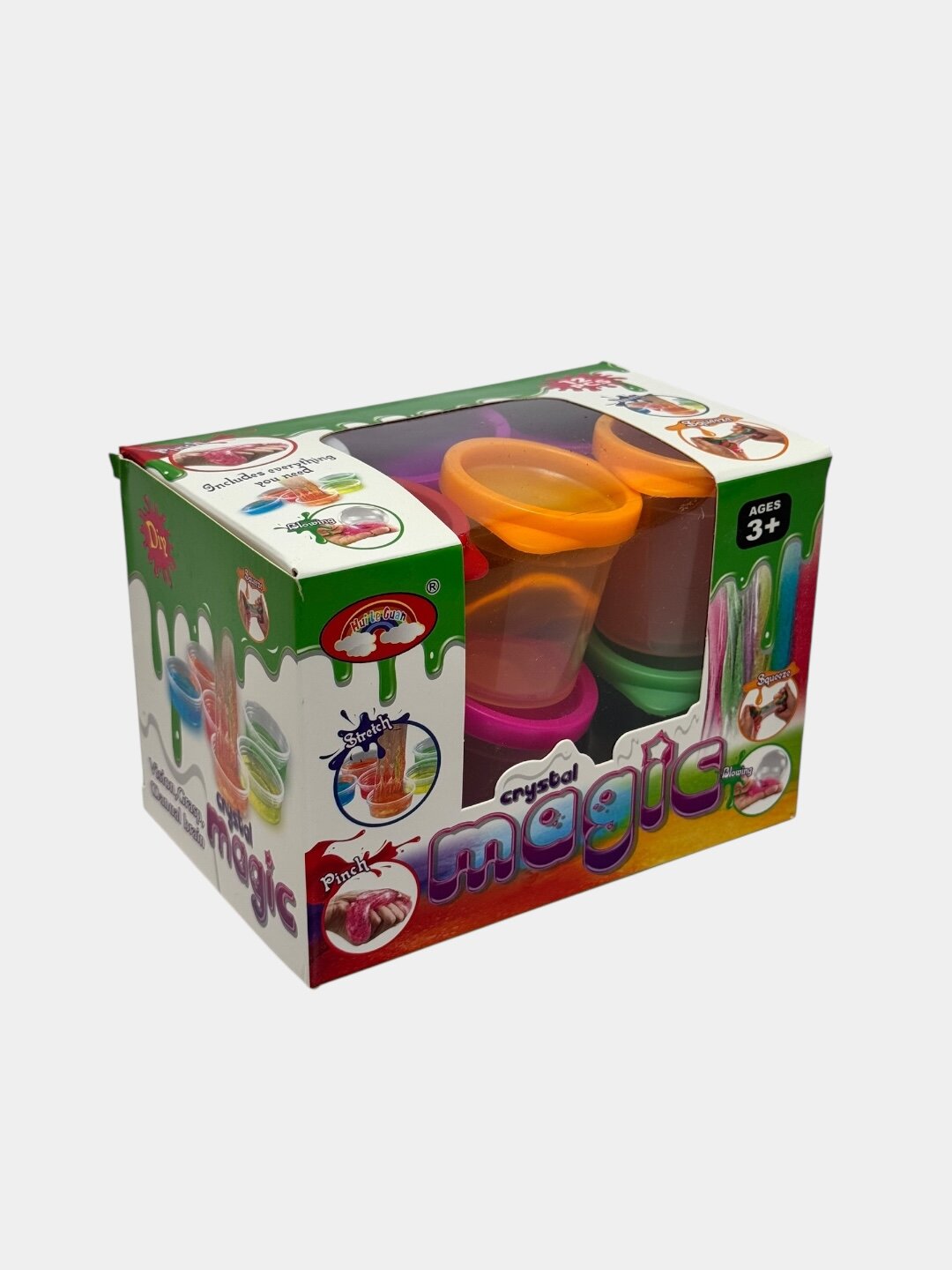 Набор слайма 12 цветов развивающий сенсорный для детей 3+ Код. 27213