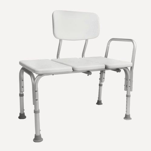 Изображение товара Стул сиденье для ванной и душа со спинкой и поручнем для инвалидов и пожилых людей BS Bench