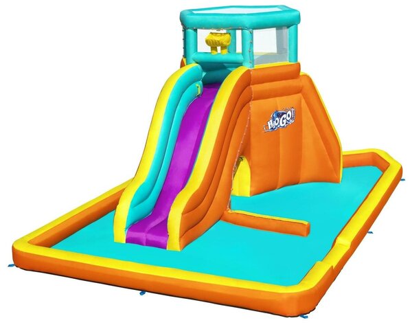 Bestway Водный игровой центр с горкой и фонтаном Mega Water Park 565*373*265 см 53385