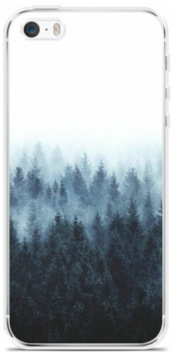 Силиконовый чехол на Apple iPhone 5/5s/SE Пейзаж 40 / для Эпл Айфон 5/5C/CE